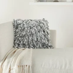 20"x20" Life Styles Ribbon Loops Throw Pillow - Mina Victory -Mina Comfort Outlet Store GUEST 0431ab77 7ff8 4708 a3bb 5288ac0dbf86