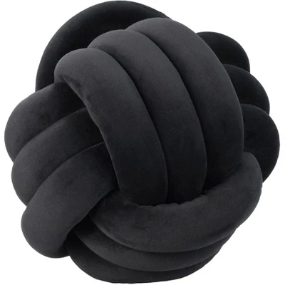 Mina Victory Sofia Infinite Knot Ball 13" X 13" Round Indoor Throw Pillow 8 Mina Victory Sofia Infinite Knot Ball 13" X 13" Round Indoor Throw Pillow - Image 8