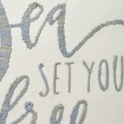 Mina Victory Life Styles Sea Set Free 18" X 18" White Indoor Pillow Cover 6 Mina Victory Life Styles Sea Set Free 18" X 18" White Indoor Pillow Cover -Mina Comfort Outlet Store GUEST 09a5419c 78e2 442e bb66 962bb981ce83