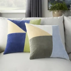 Mina Victory Life Styles Abstract Color Block Indoor Throw Pillow 18" X 18" -Mina Comfort Outlet Store GUEST 0a2184eb 4e1c 4de2 b597 e950a6d2c2c3