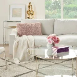 Soft Ribbon Shag Throw Pillow - Mina Victory -Mina Comfort Outlet Store GUEST 0eae26a7 8f4a 459a a5f2 2de245037046