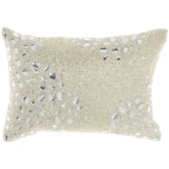 10"x14" Luminescence Fully Beaded Lumbar Throw Pillow - Mina Victory 13 10"x14" Luminescence Fully Beaded Lumbar Throw Pillow - Mina Victory -Mina Comfort Outlet Store GUEST 158a63bf 1e3b 4949 aa31 3607abf2bb5c