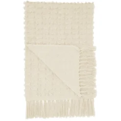 50"x60" Life Styles Cut Fray Texture Throw Blanket - Mina Victory -Mina Comfort Outlet Store GUEST 16424154 a9c2 4bbe 8964 3a31179bedea