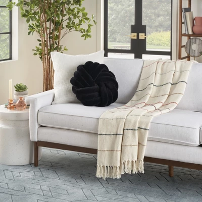 Mina Victory Sofia Infinite Knot 16" X 16" Indoor Throw Pillow 5 Mina Victory Sofia Infinite Knot 16" X 16" Indoor Throw Pillow - Image 5