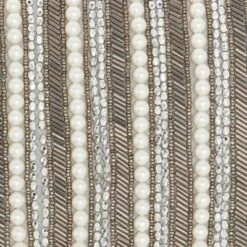 10"x14" Luminescence Beaded Vertical Striped Lumbar Throw Pillow Pewter - Mina Victory -Mina Comfort Outlet Store GUEST 17bac890 3bd8 4ff4 aca4 11d0f1b06f87