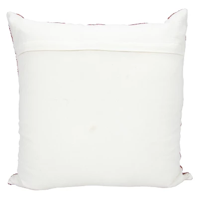 Luminecence Flag Stripes Oversize Square Throw Pillow Red/White - Mina Victory 1 Luminecence Flag Stripes Oversize Square Throw Pillow Red/White - Mina Victory