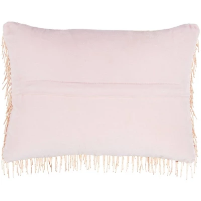 10"x14" Luminescence Beaded Lumbar Throw Pillow With Tassels - Mina Victory 4 10"x14" Luminescence Beaded Lumbar Throw Pillow With Tassels - Mina Victory - Image 4