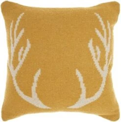 Mina Victory Life Styles Woven Antlers Indoor Throw Pillow -Mina Comfort Outlet Store GUEST 1d5da075 9557 4105 abaa 6e2d6a32e4bb