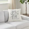 Mina Victory Life Styles Sea Set Free 18" X 18" White Indoor Pillow Cover