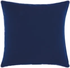 Mina Victory Embroidered Compass Outdoor Throw Pillow 20" X 20"