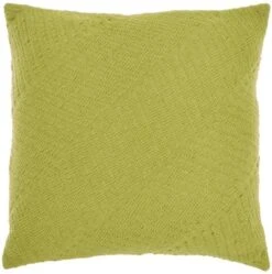 Mina Victory Life Styles Woven Diagonal Textured Solid 18"x18" Indoor Throw Pillow -Mina Comfort Outlet Store GUEST 2adda1b1 e808 44e0 8c61 518f7441bcad