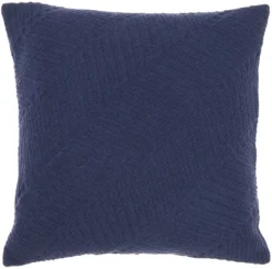 Mina Victory Life Styles Woven Diagonal Textured Solid 18"x18" Indoor Throw Pillow -Mina Comfort Outlet Store GUEST 2caa7182 b4bc 4188 ba87 ec1358008813