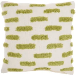 18"x18" Life Styles Lines Tufted Square Throw Pillow - Mina Victory -Mina Comfort Outlet Store GUEST 2dc24b2e e590 456b b3ba 34954410301d
