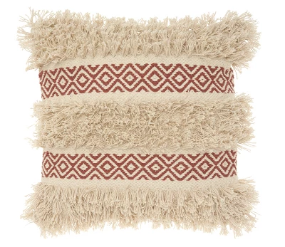 Mina Victory Life Styles Diamond Stripe Texture Throw Pillow 4 Mina Victory Life Styles Diamond Stripe Texture Throw Pillow - Image 4