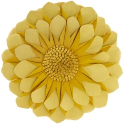 14" Sofia Flower Round Throw Pillow - Mina Victory -Mina Comfort Outlet Store GUEST 359172bf 6b74 4805 897a 77170b0d64ab