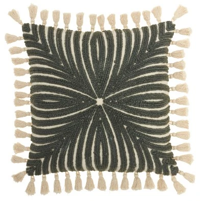 Mina Victory Life Styles Embroidered Burst Indoor Throw Pillow 5 Mina Victory Life Styles Embroidered Burst Indoor Throw Pillow - Image 5