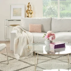 10"x14" Luminescence Fully Beaded Pearls Lumbar Throw Pillow - Mina Victory -Mina Comfort Outlet Store GUEST 3ea8861a 8dd4 4033 9feb 981a498297b0