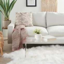 Sofia Faux Fur Sequins Throw Pillow - Mina Victory -Mina Comfort Outlet Store GUEST 3ef561aa cdac 41e4 9066 56d2e59d55d5