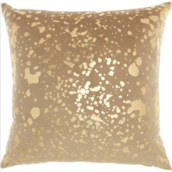 18"x18" Luminescence Metallic Splash Square Throw Pillow - Nourison 10 18"x18" Luminescence Metallic Splash Square Throw Pillow - Nourison -Mina Comfort Outlet Store GUEST 3f80a690 13ae 49af 8393 5f647cfe3097