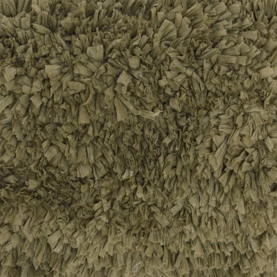 17"x17" Shag Chindi Short Cut Square Throw Pillow Sage - Mina Victory 6 17"x17" Shag Chindi Short Cut Square Throw Pillow Sage - Mina Victory - Image 6