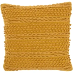 18"x18" Life Styles Woven Striped Square Throw Pillow - Mina Victory -Mina Comfort Outlet Store GUEST 42ff1b93 ccba 4bce 83e9 5d237e094a4a