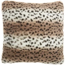 Deer Faux Fur Throw Pillow Beige - Mina Victory -Mina Comfort Outlet Store GUEST 44203bf1 0ac0 4c9d bd10 81954bb5603e
