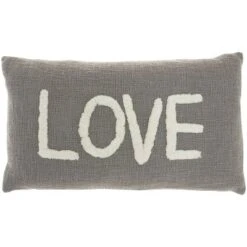 12"x21" Oversize Life Styles 'Love' Tufted Lumbar Throw Pillow - Mina Victory -Mina Comfort Outlet Store GUEST 446cf04f 2bb2 4670 9d5b cb2d9c8eb559