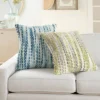 20"x20" Oversize Life Styles Spacedye Basketweave Square Throw Pillow - Mina Victory