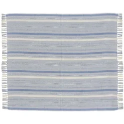 Mina Victory Life Styles Stonewash Braided 50"x60" Indoor Throw Blanket -Mina Comfort Outlet Store GUEST 488c73a5 ce60 4867 ac1e 8c039a006ede