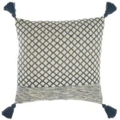18"x18" Life Styles Lattice With Tassels Square Throw Pillow - Mina Victory 14 18"x18" Life Styles Lattice With Tassels Square Throw Pillow - Mina Victory -Mina Comfort Outlet Store GUEST 4ab06051 7b0d 4653 8925 4a59efc5abbd