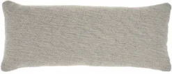 Mina Victory Life Styles Woven Cotton Solid 12" X 30" Indoor Throw Pillow -Mina Comfort Outlet Store GUEST 5049e379 b674 4635 94ef 6c3f5936cef2