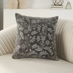 Mina Victory Luminescence Beaded Flowers Indoor Throw Pillow -Mina Comfort Outlet Store GUEST 5460fcd9 95ca 4a7b a631 c464cc82b211
