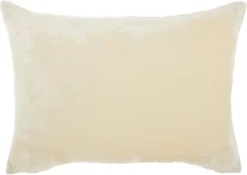 Mina Victory Life Styles Velvet Interlock 14" X 20" Indoor Throw Pillow