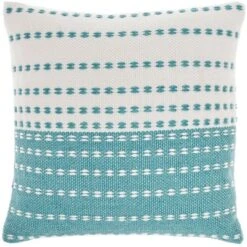 18"x18" Woven And Stitched Square Throw Pillow - Mina Victory -Mina Comfort Outlet Store GUEST 5b7bb43a 40aa 4f69 b66e a7c3af538390