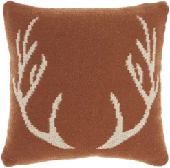 Mina Victory Life Styles Woven Antlers Indoor Throw Pillow -Mina Comfort Outlet Store GUEST 5ffb7084 a2ea 45d8 b739 d1a0bacdc413