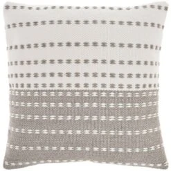 18"x18" Woven And Stitched Square Throw Pillow - Mina Victory -Mina Comfort Outlet Store GUEST 661dbb81 9544 416b 99f1 a34280bedcc2