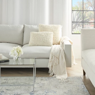 Oversize Thin Group Loops Throw Pillow - Mina Victory 3 Oversize Thin Group Loops Throw Pillow - Mina Victory - Image 3