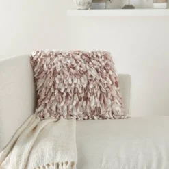 20"x20" Life Styles Ribbon Loops Throw Pillow - Mina Victory -Mina Comfort Outlet Store GUEST 68bd8282 9700 467b 8f37 9c45972c0933