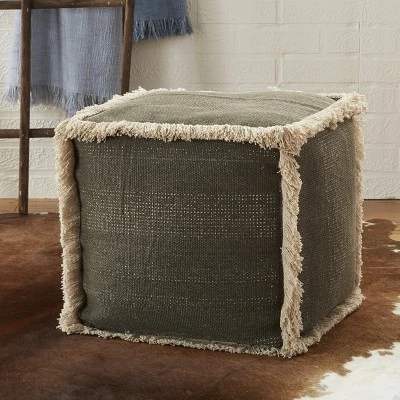 Nourison Life Styles Stonewash Pouf 2 Nourison Life Styles Stonewash Pouf - Image 2