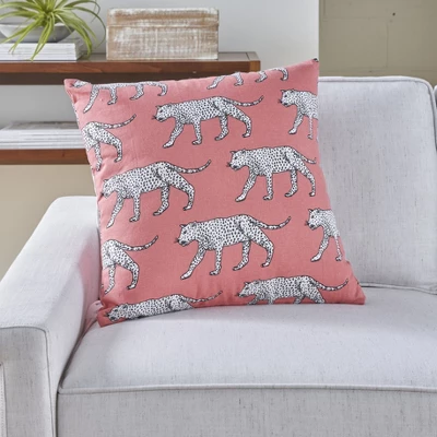 Mina Victory Life Styles Cheetahs Indoor Throw Pillow 3 Mina Victory Life Styles Cheetahs Indoor Throw Pillow - Image 3