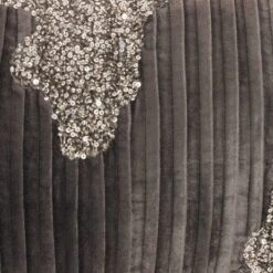 Sofia Beaded Pleated Velvet Throw Pillow - Mina Victory -Mina Comfort Outlet Store GUEST 7611e58c 3da2 48d3 9433 1336017695ad