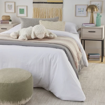 Mina Victory Plush Lines Foldable Lamb Stuffed Animal 18" X 22" Ivory Indoor Throw Pillow 2 Mina Victory Plush Lines Foldable Lamb Stuffed Animal 18" X 22" Ivory Indoor Throw Pillow - Image 2