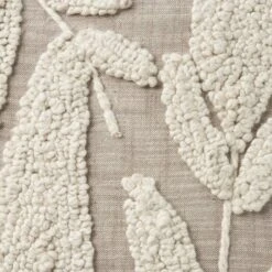 Mina Victory Life Styles Emroidered Leaves 18" X 18" Natural Indoor Pillow Cover 6 Mina Victory Life Styles Emroidered Leaves 18" X 18" Natural Indoor Pillow Cover -Mina Comfort Outlet Store GUEST 7a3bc4f2 c632 44fe aa52 44efdb8b57d1