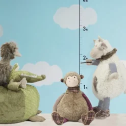 Mina Victory Plush Lines Monkey Plush Animal 23" X 24" Brown Indoor Stuffed Animal -Mina Comfort Outlet Store GUEST 7ad2faf3 f92e 4eb8 89ea e0457c48beb1