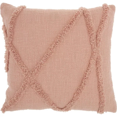18"x18" Distressed Diamond Square Throw Pillow - Nourison 8 18"x18" Distressed Diamond Square Throw Pillow - Nourison - Image 8