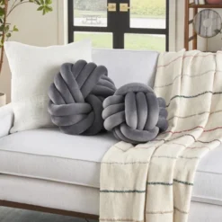 Mina Victory Sofia Infinite Knot Ball 13" X 13" Round Indoor Throw Pillow 12 Mina Victory Sofia Infinite Knot Ball 13" X 13" Round Indoor Throw Pillow -Mina Comfort Outlet Store GUEST 8098cf9a 17b2 4a41 bedb 32bcabad6580