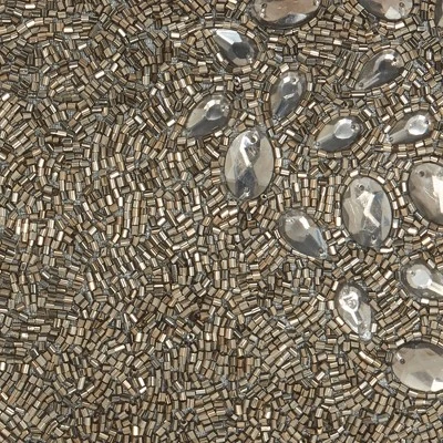 10"x14" Luminescence Fully Beaded Lumbar Throw Pillow - Mina Victory 5 10"x14" Luminescence Fully Beaded Lumbar Throw Pillow - Mina Victory - Image 5