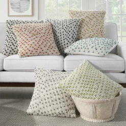 Mina Victory Loop Dots Indoor Outdoor Throw Pillow -Mina Comfort Outlet Store GUEST 8ce80b3a e811 43c1 b496 876aee1f1cdc