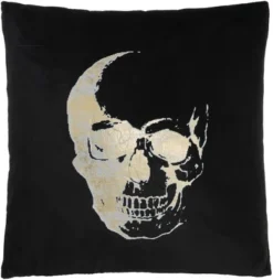 Mina Victory Luminecence Metallic Skull Pillow -Mina Comfort Outlet Store GUEST 8d8b1ec8 5fae 4df6 bf99 3dda87ec4ea0