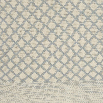 18"x18" Life Styles Lattice With Tassels Square Throw Pillow - Mina Victory 2 18"x18" Life Styles Lattice With Tassels Square Throw Pillow - Mina Victory - Image 2